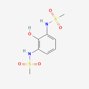 molecular formula C8H12N2O5S2 B14829071 N,N'-(2-Hydroxy-1,3-phenylene)dimethanesulfonamide 