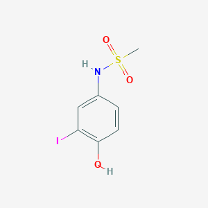 molecular formula C7H8INO3S B14829938 N-(4-Hydroxy-3-iodophenyl)methanesulfonamide 