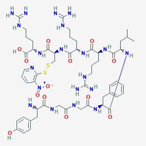 molecular formula C54H80N20O13S2 B148303 3-Nitro-2-pyridinesulfenyl dynorphin derivative CAS No. 139883-41-3