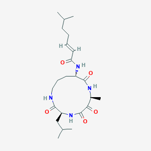 molecular formula C23H38N4O5 B148310 尤里霉素 A CAS No. 137563-63-4