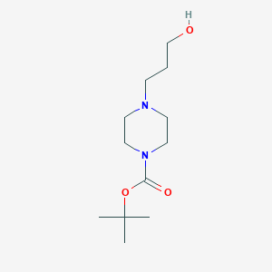 molecular formula C12H24N2O3 B148314 叔丁基4-(3-羟基丙基)哌嗪-1-羧酸酯 CAS No. 132710-90-8