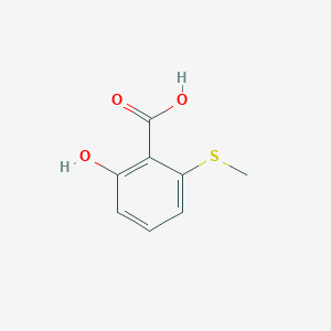 molecular formula C8H8O3S B14831486 2-Hydroxy-6-(methylthio)benzoic acid 