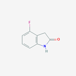 molecular formula C8H6FNO B148322 4-氟代吲哚啉-2-酮 CAS No. 138343-94-9