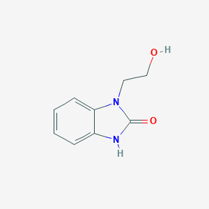 molecular formula C9H10N2O2 B014837 1-(2-Hydroxyethyl)-1H-benzo[d]imidazol-2(3H)-one CAS No. 63388-01-2