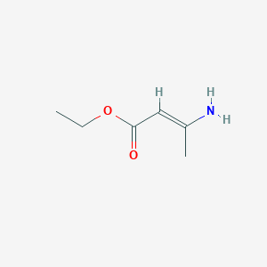 molecular formula C₆H₁₁NO₂ B148384 Ethyl 3-aminocrotonate CAS No. 7318-00-5