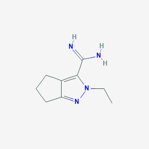 2-Ethyl-2,4,5,6-tetrahydrocyclopenta[c]pyrazole-3-carboximidamide