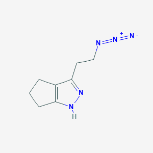 3-(2-Azidoethyl)-2,4,5,6-tetrahydrocyclopenta[c]pyrazole