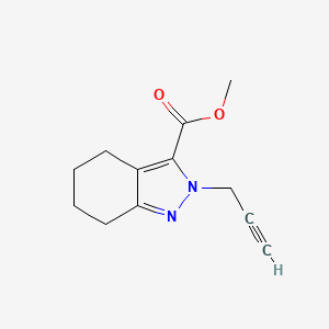 methyl 2-(prop-2-yn-1-yl)-4,5,6,7-tetrahydro-2H-indazole-3-carboxylate
