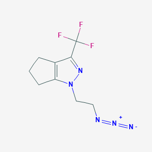 1-(2-Azidoethyl)-3-(trifluoromethyl)-1,4,5,6-tetrahydrocyclopenta[c]pyrazole