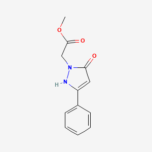 methyl 2-(5-hydroxy-3-phenyl-1H-pyrazol-1-yl)acetate