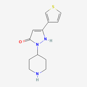 1-(piperidin-4-yl)-3-(thiophen-3-yl)-1H-pyrazol-5-ol
