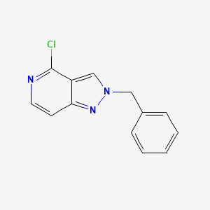 2-benzyl-4-Chloro-2H-pyrazolo[4,3-c]pyridine