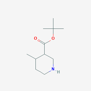 molecular formula C11H21NO2 B1484082 叔丁基 4-甲基哌啶-3-羧酸酯 CAS No. 1936339-39-7