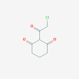 B148409 2-(Chloroacetyl)cyclohexane-1,3-dione CAS No. 133329-16-5