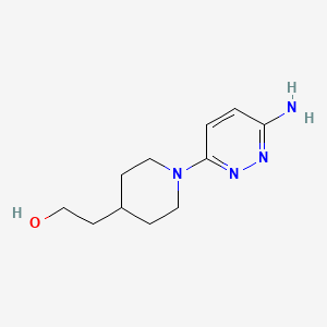 2-[1-(6-Aminopyridazin-3-yl)piperidin-4-yl]ethan-1-ol