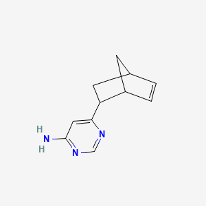 6-{Bicyclo[2.2.1]hept-5-en-2-yl}pyrimidin-4-amine
