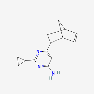 6-{Bicyclo[2.2.1]hept-5-en-2-yl}-2-cyclopropylpyrimidin-4-amine