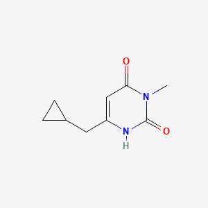 6-(Cyclopropylmethyl)-3-methyl-1,2,3,4-tetrahydropyrimidine-2,4-dione