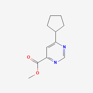 Methyl 6-cyclopentylpyrimidine-4-carboxylate