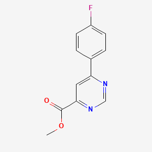 Methyl 6-(4-fluorophenyl)pyrimidine-4-carboxylate