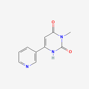 3-Methyl-6-(pyridin-3-yl)-1,2,3,4-tetrahydropyrimidine-2,4-dione