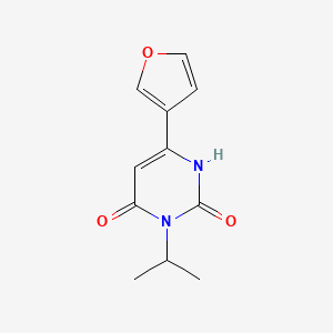 6-(Furan-3-yl)-3-(propan-2-yl)-1,2,3,4-tetrahydropyrimidine-2,4-dione