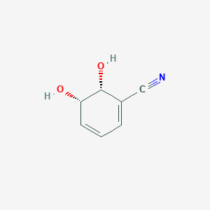 molecular formula C7H7NO2 B148418 (2R,3S)-2,3-dihydroxy-2,3-dihydrobenzonitrile CAS No. 138769-96-7