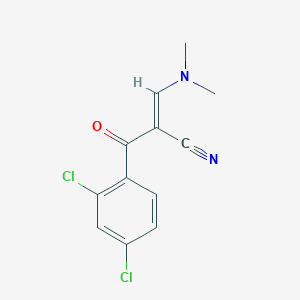 molecular formula C12H10Cl2N2O B148423 2-(2,4-Dichlorobenzoyl)-3-(dimethylamino)acrylonitrile CAS No. 138716-56-0