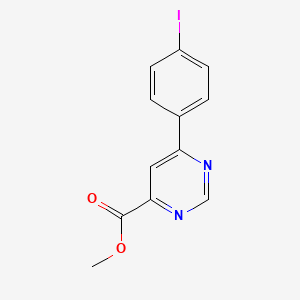 molecular formula C12H9IN2O2 B1484264 Methyl 6-(4-iodophenyl)pyrimidine-4-carboxylate CAS No. 2098037-58-0