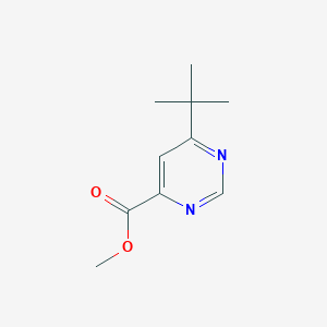 molecular formula C10H14N2O2 B1484308 Methyl 6-tert-butylpyrimidine-4-carboxylate CAS No. 2097974-43-9