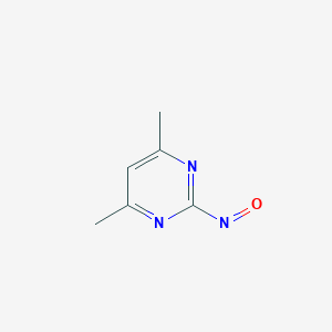 B148432 4,6-Dimethyl-2-nitrosopyrimidine CAS No. 126382-54-5