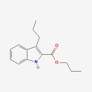 molecular formula C15H19NO2 B1484412 Propyl 3-propyl-1H-indole-2-carboxylate CAS No. 2205504-07-8