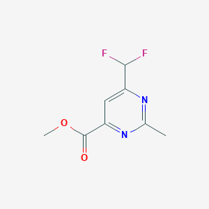 Methyl 6-(difluoromethyl)-2-methylpyrimidine-4-carboxylate