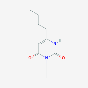 6-Butyl-3-tert-butyl-1,2,3,4-tetrahydropyrimidine-2,4-dione