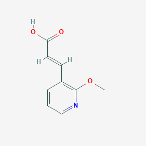 molecular formula C9H9NO3 B148448 3-(2-甲氧基吡啶-3-基)丙烯酸 CAS No. 131674-41-4