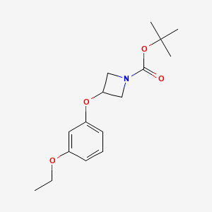 molecular formula C16H23NO4 B1484535 tert-Butyl 3-(3-ethoxyphenoxy)azetidine-1-carboxylate CAS No. 2206966-53-0