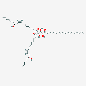 molecular formula C57H106O8 B1484544 Diricinoleoyl-stearoyl-glycerol CAS No. 303082-20-4
