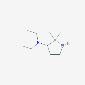 molecular formula C10H22N2 B1484630 N,N-Diethyl-2,2-dimethylpyrrolidin-3-amine CAS No. 1934928-68-3