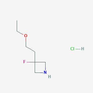 3-(2-Ethoxyethyl)-3-fluoroazetidine hydrochloride