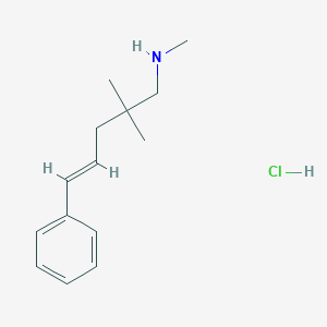 [(4E)-2,2-dimethyl-5-phenylpent-4-en-1-yl](methyl)amine hydrochloride