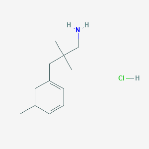 2,2-Dimethyl-3-(3-methylphenyl)propan-1-amine hydrochloride