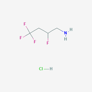 2,4,4,4-Tetrafluorobutan-1-amine hydrochloride