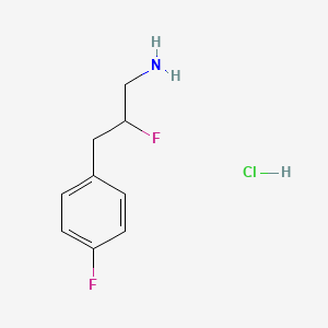 2-Fluoro-3-(4-fluorophenyl)propan-1-amine hydrochloride