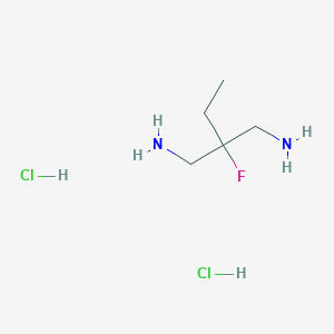 2-(Aminomethyl)-2-fluorobutan-1-amine dihydrochloride