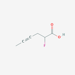 2-Fluorohex-4-ynoic acid