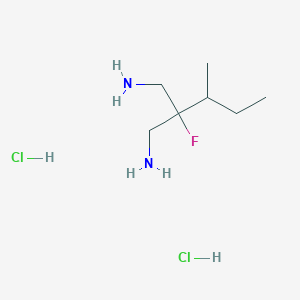 2-(Aminomethyl)-2-fluoro-3-methylpentan-1-amine dihydrochloride
