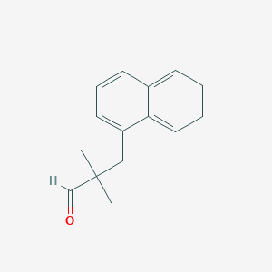 2,2-Dimethyl-3-(naphthalen-1-yl)propanal