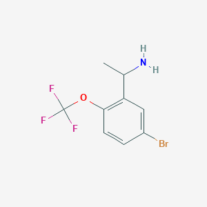1-(5-Bromo-2-trifluoromethoxyphenyl)-ethylamine