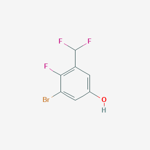 3-Bromo-2-fluoro-5-hydroxybenzodifluoride