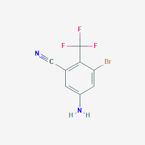 3-Bromo-5-cyano-4-(trifluoromethyl)aniline